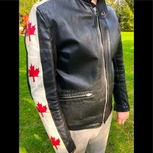 1970’s vintage leather moto jacket